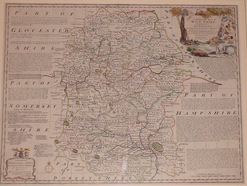 Map of Wiltshire - Bowen